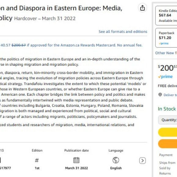 The Politics of Migration and Diaspora in Eastern Europe: Media, Public Discours - Picture 2 of 2